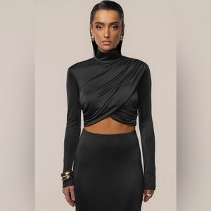 Black Nessa Slinky Top